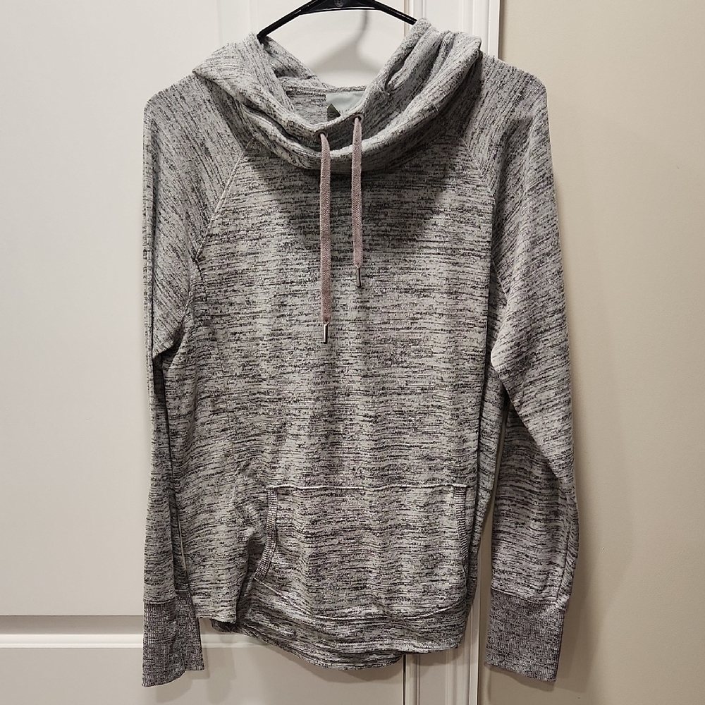 Athleta Gray Cowl Neck Sweater